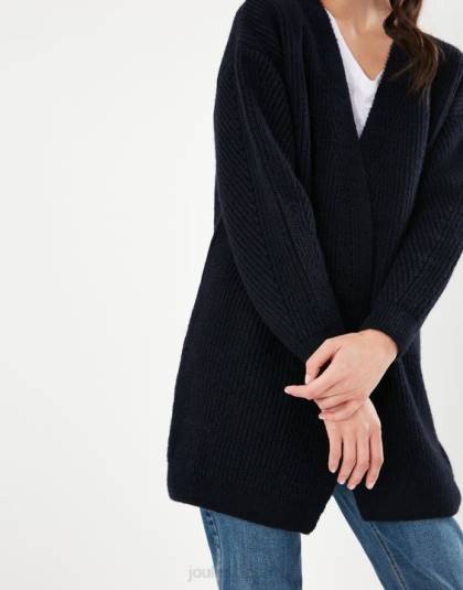 衣服 jp Joules 女性 キャロラインロングラインカーディガン 青い宝石 46RH139