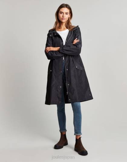 衣服 jp Joules 女性 テンビー 防水パッカブルジャケット 波状ヒョウ 46RH14