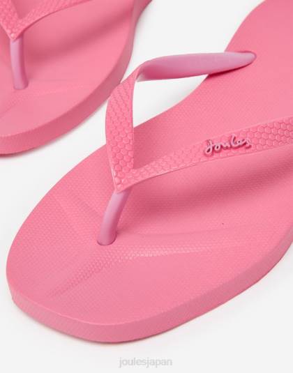 履物 jp Joules 女性 サンベールビーチサンダル ピンク 46RH153