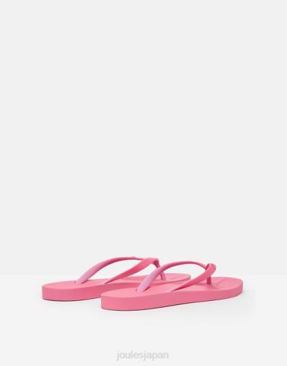 履物 jp Joules 女性 サンベールビーチサンダル ピンク 46RH153