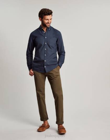 衣服 jp Joules 男性 オックスフォードクラシックフィットシャツ フランス海軍 46RH164
