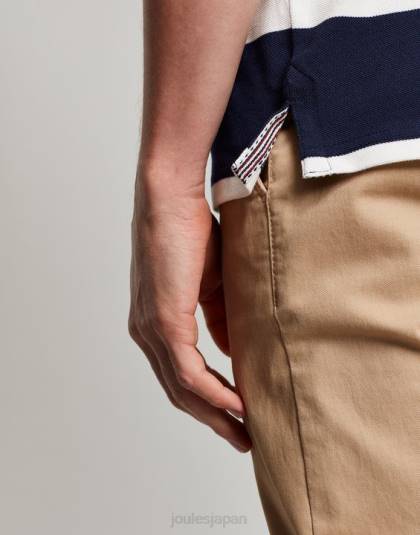 衣服 jp Joules 男性 フィルバートのポロシャツ 青白のストライプ 46RH165