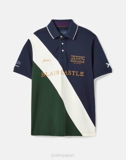 衣服 jp Joules 男性 ブレア半袖ポロシャツ フランス海軍 46RH169