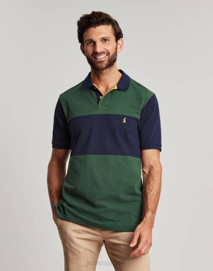 衣服 jp Joules 男性 ウッディポロシャツ 濃い緑色 46RH173