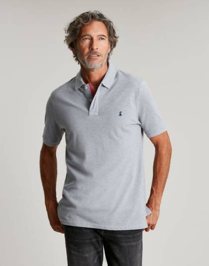 衣服 jp Joules 男性 ウッディポロシャツ グレーメランジ 46RH182