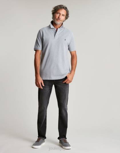 衣服 jp Joules 男性 ウッディポロシャツ グレーメランジ 46RH182