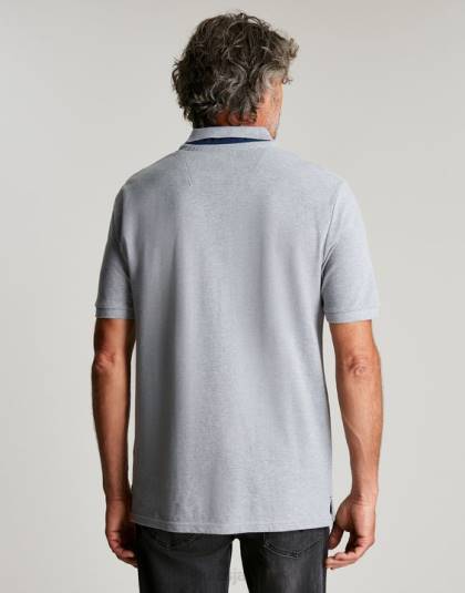 衣服 jp Joules 男性 ウッディポロシャツ グレーメランジ 46RH182