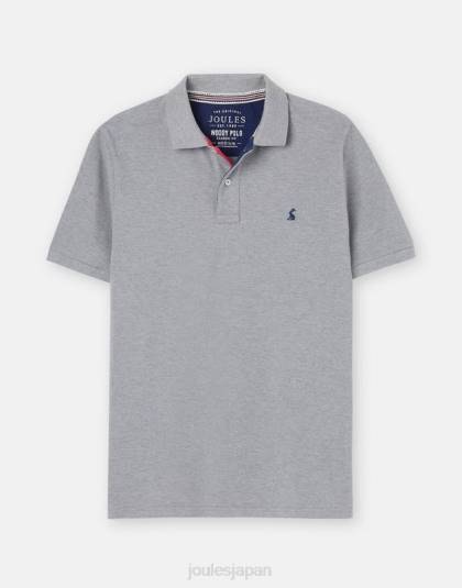 衣服 jp Joules 男性 ウッディポロシャツ グレーメランジ 46RH182