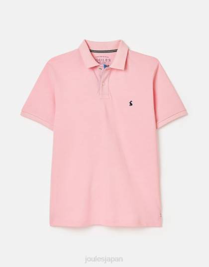 衣服 jp Joules 男性 ウッディポロシャツ ライトピンク 46RH183