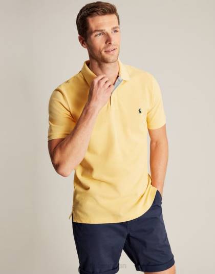 衣服 jp Joules 男性 ウッディポロシャツ 淡い黄色 46RH187