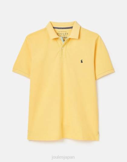 衣服 jp Joules 男性 ウッディポロシャツ 淡い黄色 46RH187