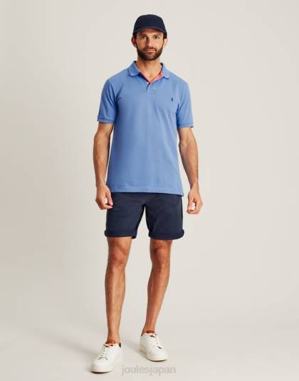 衣服 jp Joules 男性 ウッディポロシャツ 青 46RH188