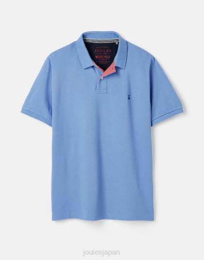 衣服 jp Joules 男性 ウッディポロシャツ 青 46RH188