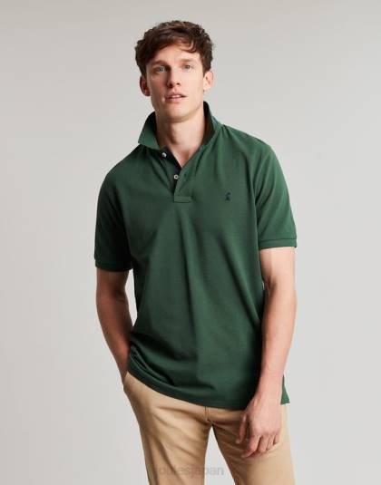 衣服 jp Joules 男性 ウッディポロシャツ 濃い緑色 46RH192