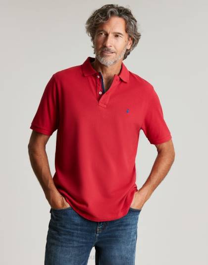 衣服 jp Joules 男性 ウッディポロシャツ チリレッド 46RH193