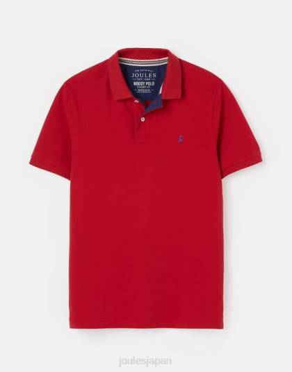 衣服 jp Joules 男性 ウッディポロシャツ チリレッド 46RH193