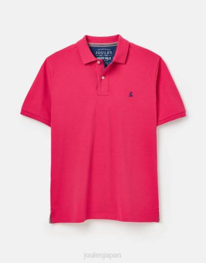 衣服 jp Joules 男性 ウッディポロシャツ ディープラズベリー 46RH196