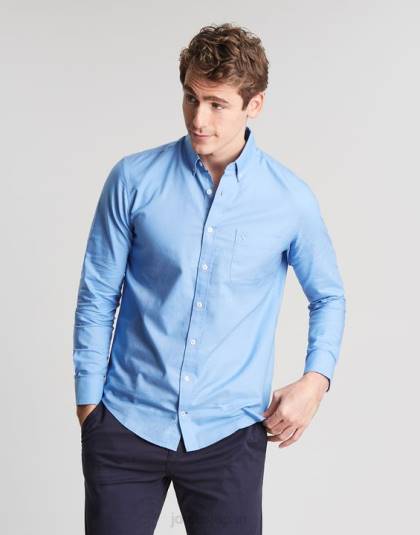 衣服 jp Joules 男性 オックスフォードクラシックフィットシャツ 青 46RH197