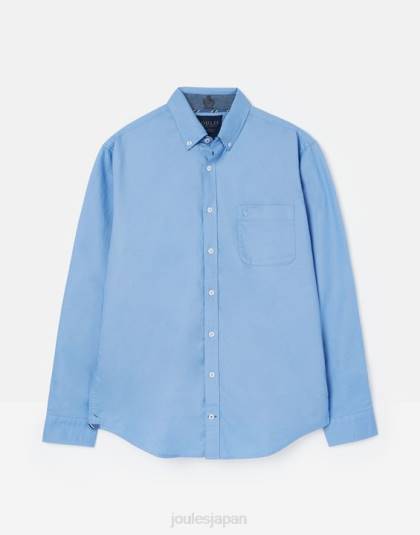 衣服 jp Joules 男性 オックスフォードクラシックフィットシャツ 青 46RH197