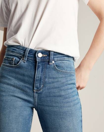 衣服 jp Joules 女性 モンロー ハイライズ ストレッチ スキニー ジーンズ ライトデニム 46RH1