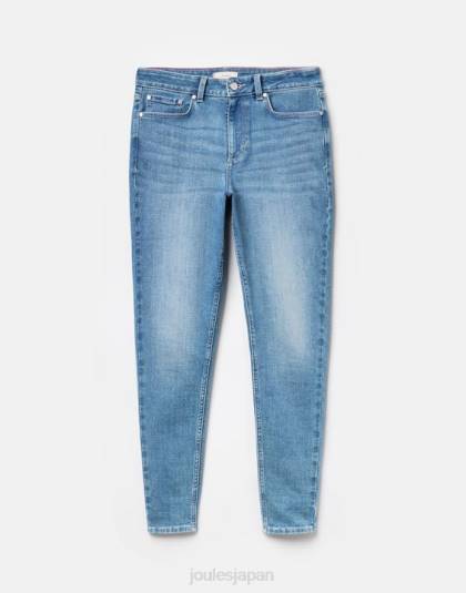 衣服 jp Joules 女性 モンロー ハイライズ ストレッチ スキニー ジーンズ ライトデニム 46RH1