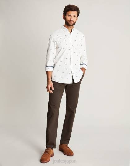 衣服 jp Joules 男性 スリムフィットチノパン カーキグリーン 46RH213