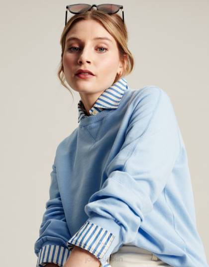 衣服 jp Joules 女性 アミナ クルーネック スウェットシャツ ヨークシャーの空 46RH21