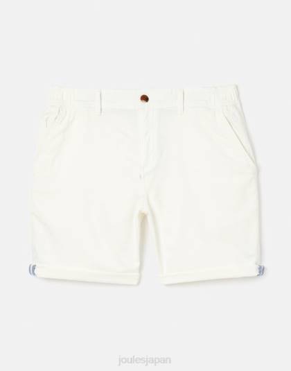 衣服 jp Joules 男性 ドックサイド ウーブンショーツ 白 46RH232