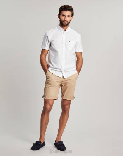 衣服 jp Joules 男性 オックスフォードクラシックフィットシャツ 白 46RH233