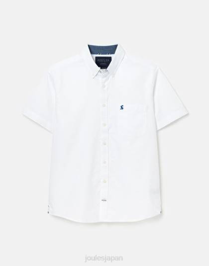 衣服 jp Joules 男性 オックスフォードクラシックフィットシャツ 白 46RH233