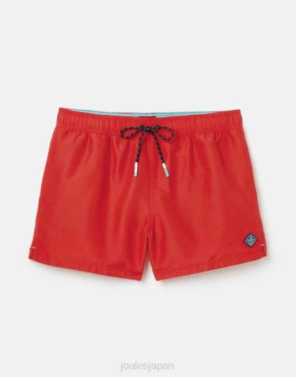 衣服 jp Joules 男性 ギャレープレーン水泳パンツ 赤 46RH234