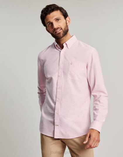 衣服 jp Joules 男性 オックスフォードクラシックフィットシャツ ピンク 46RH235