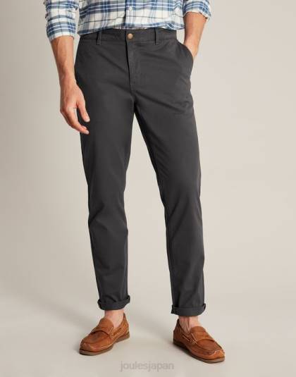 衣服 jp Joules 男性 スリムフィットチノパン 濃い灰色 46RH236