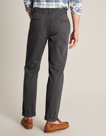 衣服 jp Joules 男性 スリムフィットチノパン 濃い灰色 46RH236