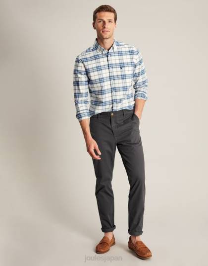 衣服 jp Joules 男性 スリムフィットチノパン 濃い灰色 46RH236