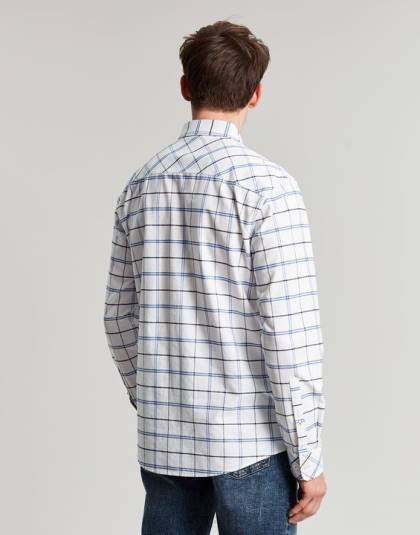 衣服 jp Joules 男性 ウェルフォード クラシックフィット チェックシャツ ネイビーチェック 46RH239