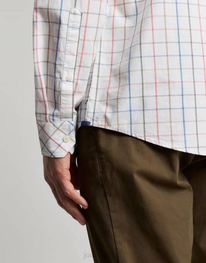 衣服 jp Joules 男性 アボット クラシック フィット ピーチ ポプリン シャツ マルチチェック 46RH244