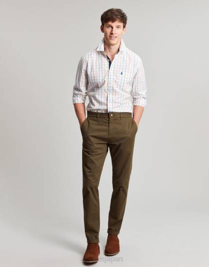 衣服 jp Joules 男性 アボット クラシック フィット ピーチ ポプリン シャツ マルチチェック 46RH244