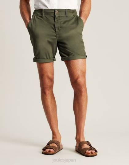 衣服 jp Joules 男性 ドックサイド チノショーツ ヘリテージグリーン 46RH248