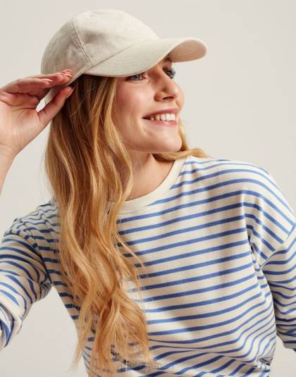 衣服 jp Joules 女性 エスタードロップショルダー長袖トップ ブルーストライプ 46RH34