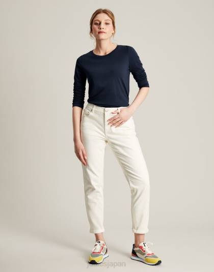 衣服 jp Joules 女性 ホリークルー長袖トップ フランス海軍 46RH36