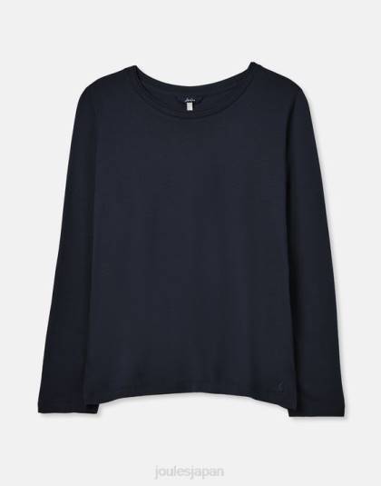 衣服 jp Joules 女性 ホリークルー長袖トップ フランス海軍 46RH36