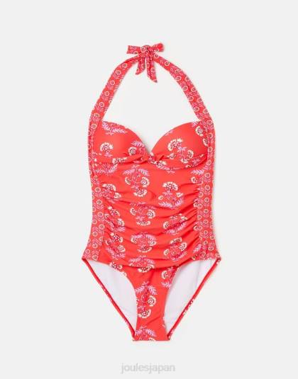 衣服 jp Joules 女性 ジャスミン水着 花柄ピンク 46RH37