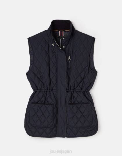 衣服 jp Joules 女性 ケンプトン ダイヤモンドキルトベスト 海洋海軍 46RH39