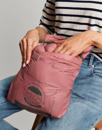 衣服 jp Joules 女性 ボウランド パッカブル パデッド コート 薔薇 46RH44