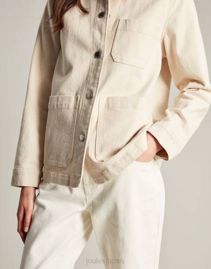 衣服 jp Joules 女性 アリスデニムジャケット 生成り 46RH45