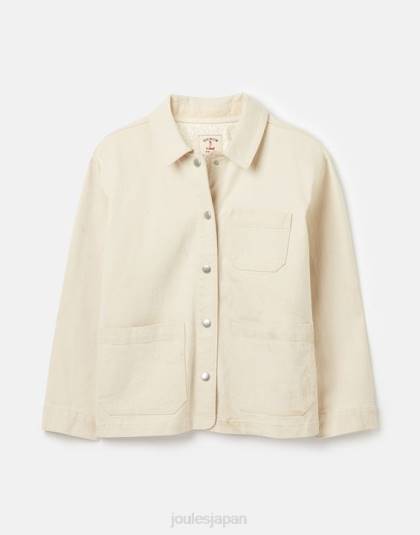 衣服 jp Joules 女性 アリスデニムジャケット 生成り 46RH45