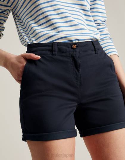 衣服 jp Joules 女性 クルーズミッドレングスチノショート フランス海軍 46RH46