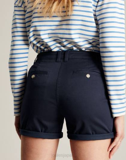 衣服 jp Joules 女性 クルーズミッドレングスチノショート フランス海軍 46RH46