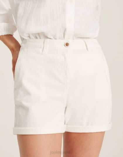 衣服 jp Joules 女性 クルーズミッドレングスチノショート 明るい白色 46RH49